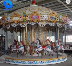 China Mode-klassische Rummelplatz-Fahrten, Luxusvergnügungspark-Karussell für Kinder usine