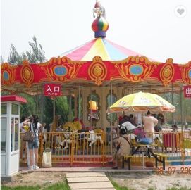 China Attraktive klassische Vergnügungspark-Fahrten, der fröhliche Karneval gehen Runden-Spielplatz usine