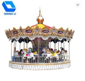 China Mini tragbare kleine fröhliche im Freien gehen Runden-Karussell für Kinderkarnevals-Spiele usine